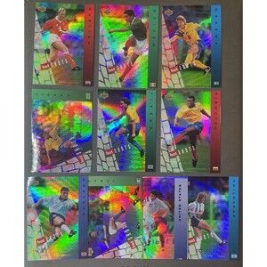 1994 Upper Deck World Cup English/Spanish Hot Shots Insert Set Baggio, Batistuta